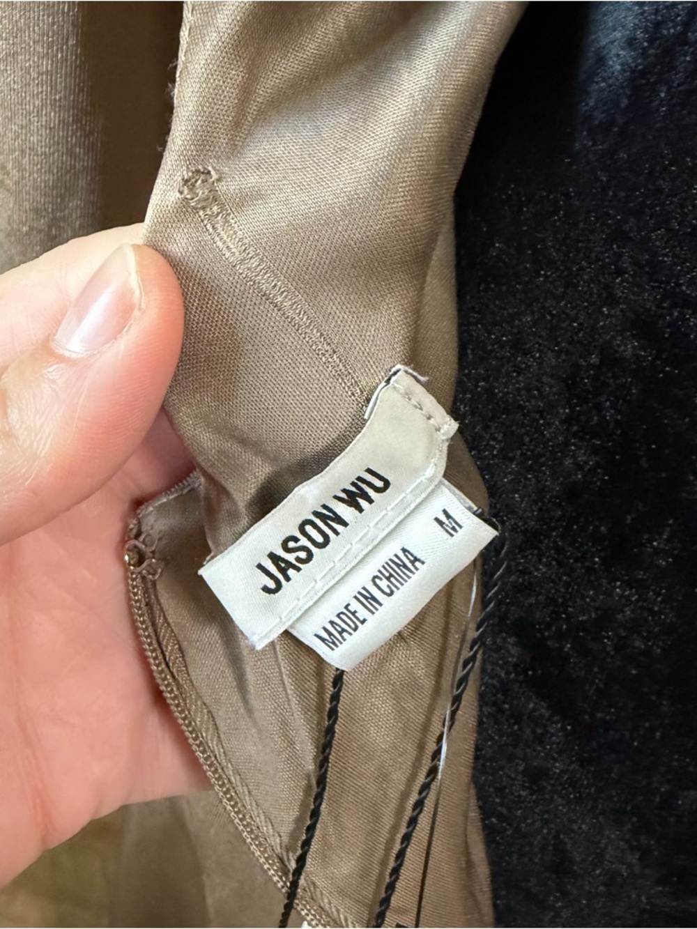 Jason Wu x MISHA Engracia Midi Dress - Khaki (NWT) $320 retail size M - Picture 11 of 16